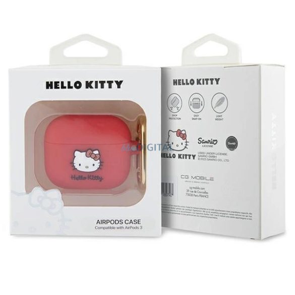Hello Kitty tok AirPods 3 - fukszia
