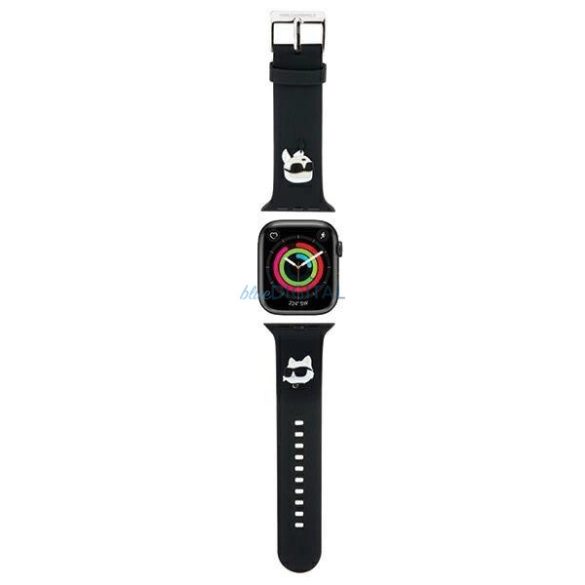 Karl Lagerfeld szíj Apple Watch 38/40/41mm - fekete