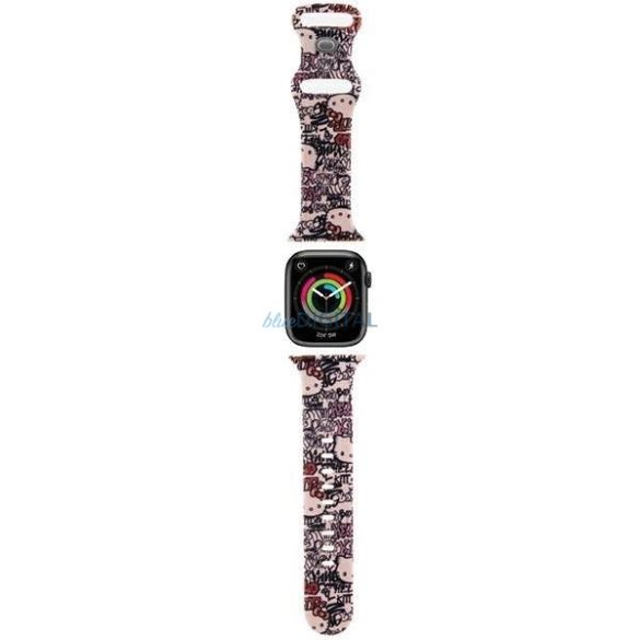 Hello Kitty szíj Apple Watch 38/40/41mm - Rózsaszín