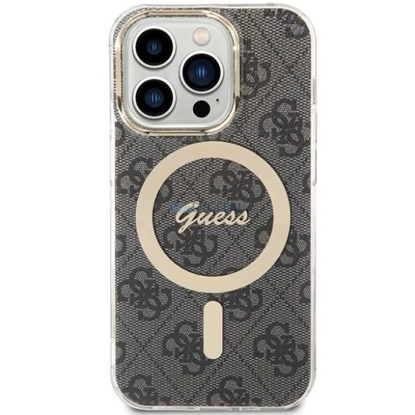 Guess IML 4G MagSafe tok iPhone 15 Pro Max - fekete