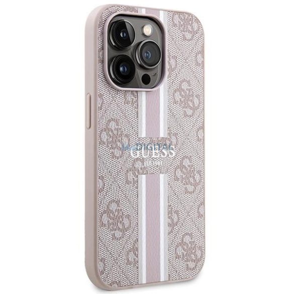 Guess 4G MagSafe tok iPhone 15 Pro - rózsaszín
