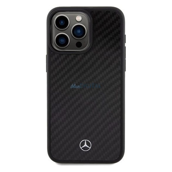 Mercedes Carbon Fiber Dynamic tok iPhone 15 Pro Max - fekete