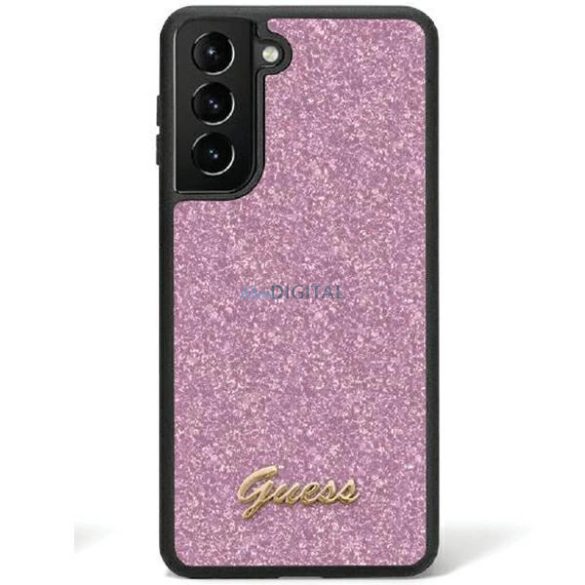 Guess Glitter Script tok Samsung Galaxy S24 - lila