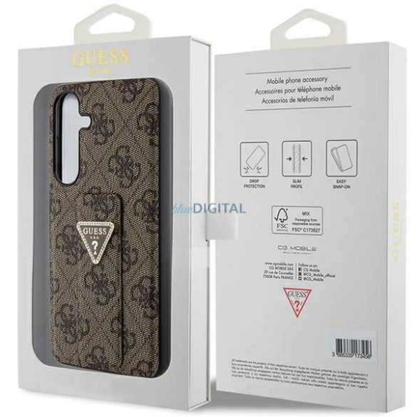 Guess Grip Stand 4G Triangle Strass tok Samsung Galaxy S24 Plus - barna