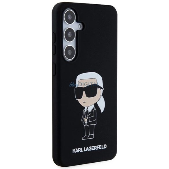 Karl Lagerfeld Silicone Ikonik tok Samsung Galaxy S24 - fekete