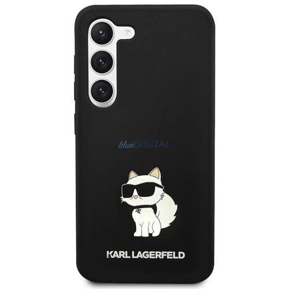 Karl Lagerfeld Silicone Choupette tok Samsung Galaxy S24 Plus - fekete