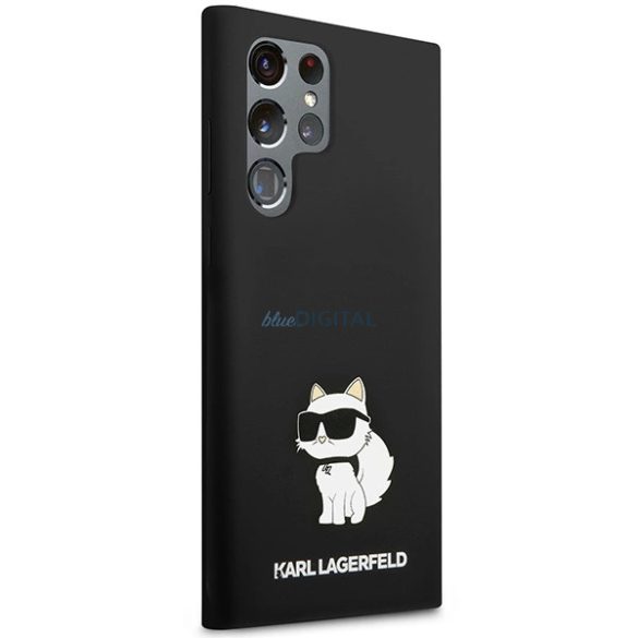 Karl Lagerfeld Silicone Choupette tok Samsung Galaxy S24 Ultra - fekete