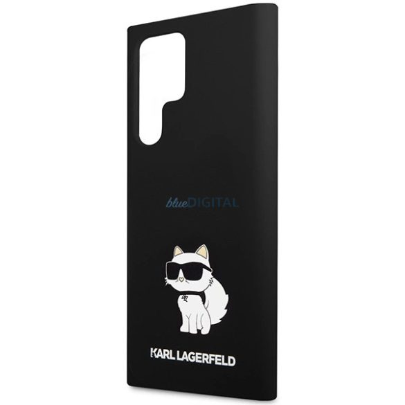 Karl Lagerfeld Silicone Choupette tok Samsung Galaxy S24 Ultra - fekete