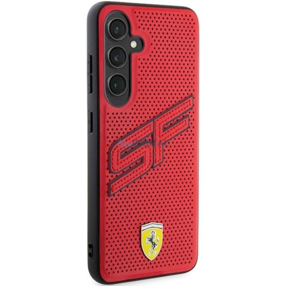 Ferrari Big SF Perforated tok Samsung Galaxy S24 Plus - piros