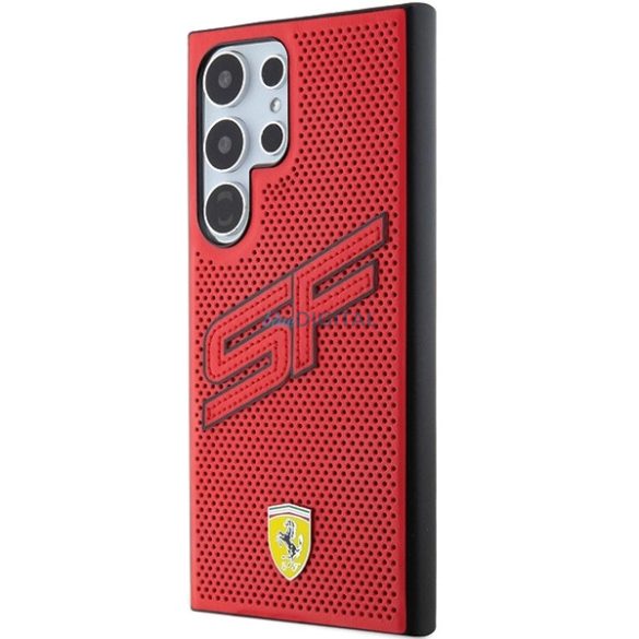 Ferrari Big SF Perforated tok Samsung Galaxy S24 Ultra - piros