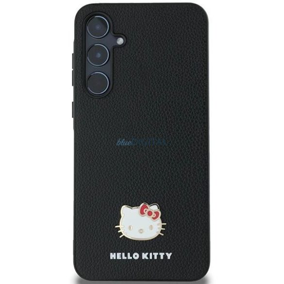 Hello Kitty Metal Logo Kitty Head tok Samsung Galaxy A55 - fekete