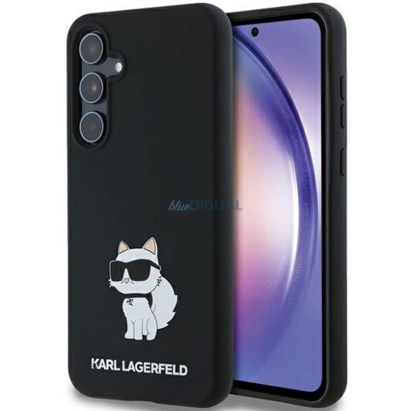 Karl Lagerfeld Silicone Choupette tok Samsung Galaxy A35 - fekete