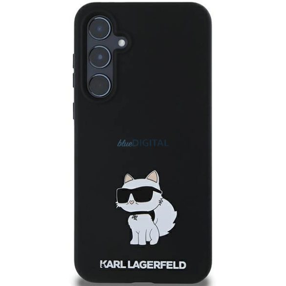 Karl Lagerfeld Silicone Choupette tok Samsung Galaxy A35 - fekete