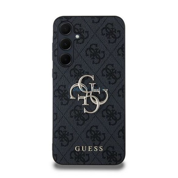 Guess 4G Big Metal Logo tok Samsung Galaxy A35 - fekete