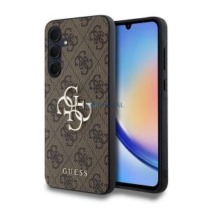 Guess 4G Big Metal Logo tok Samsung Galaxy A35 - barna