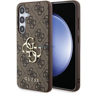 Guess 4G Big Metal Logo tok Samsung Galaxy A55 - barna