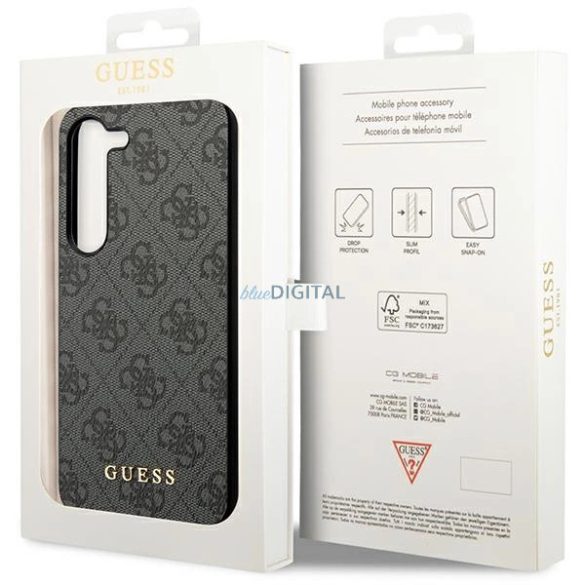 Guess 4G Charms Collection tok Samsung Galaxy A35 - fekete