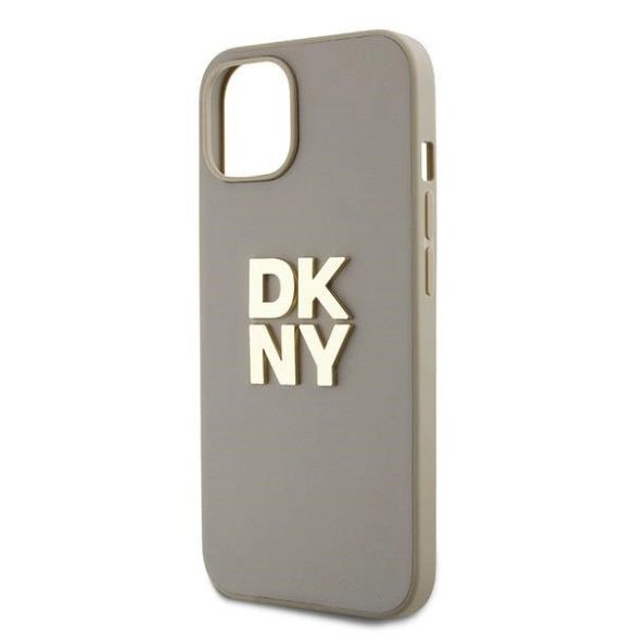 DKNY Wrist Strap Stock Logo tok iPhone 15 / 14 / 13 - bézs