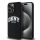 DKNY Liquid Silicone White Printed Logo MagSafe kompatibilis tok iPhone 13 Pro Max - fekete