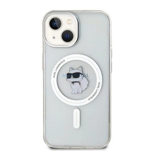 Karl Lagerfeld IML Choupette MagSafe-kompatibilis tok iPhone 12 / 12 Pro - átlátszó