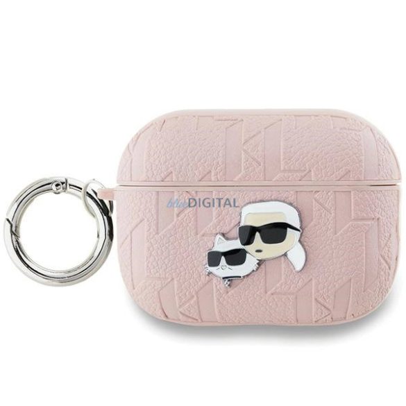 Karl Lagerfeld Monogram Karl & Choupette Head tok AirPods Pro 2 - rózsaszín