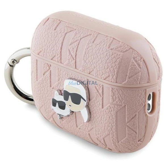 Karl Lagerfeld Monogram Karl & Choupette Head tok AirPods Pro 2 - rózsaszín