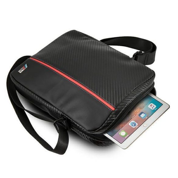 BMW BMTB10CAPRBK Tablet 10 Carbon / Red Stripe Bag