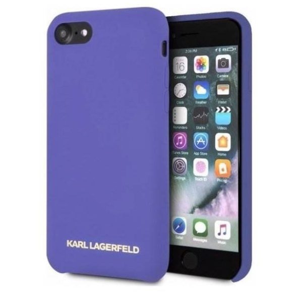 Karl Lagerfeld KLHCI8SLVOG iPhone 7/8 keménytok lila