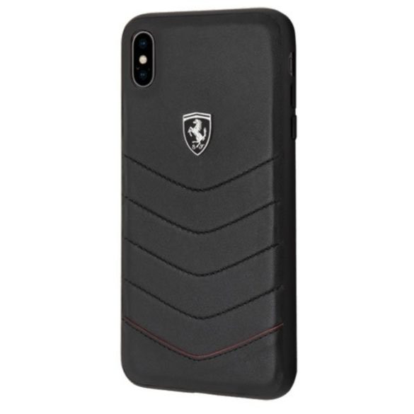 Ferrari Hardcase FEHQUHCI65BK iPhone Xs Max fekete telefon tok telefontok