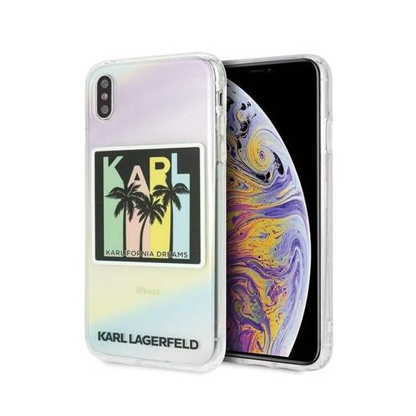 Karl Lagerfeld KLHCI65IRKD iPhone Xs Max Hardcase Kalifornia álmok telefon tok telefontok