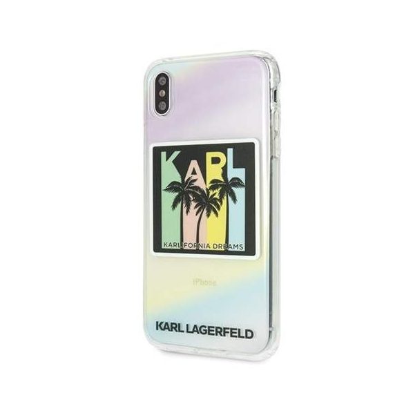Karl Lagerfeld KLHCI65IRKD iPhone Xs Max Hardcase Kalifornia álmok telefon tok telefontok