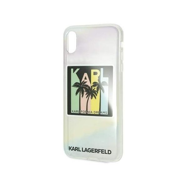 Karl Lagerfeld KLHCI65IRKD iPhone Xs Max Hardcase Kalifornia álmok telefon tok telefontok