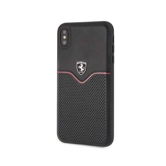 Ferrari Hardcase FEOVEHCI65BK iPhone Xs Max fekete Off Track Victory telefon tok telefontok