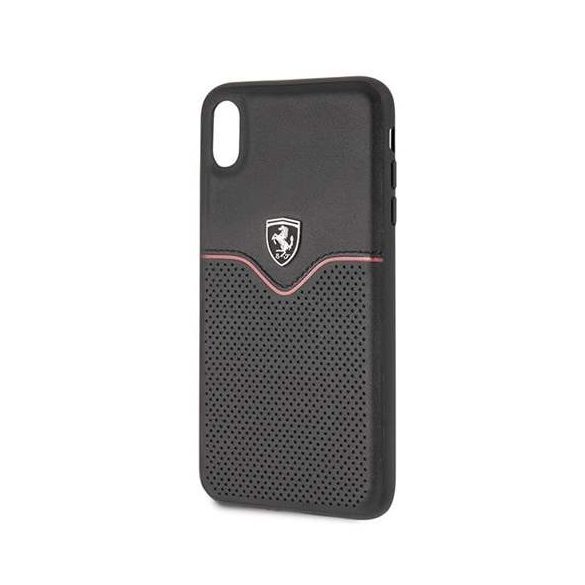 Ferrari Hardcase FEOVEHCI65BK iPhone Xs Max fekete Off Track Victory telefon tok telefontok