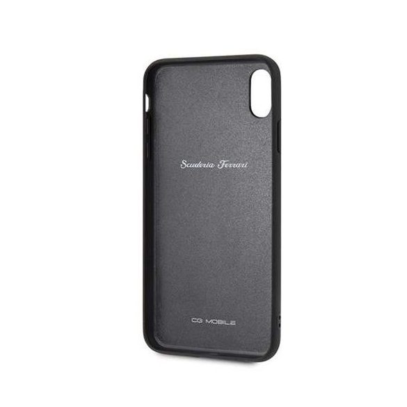 Ferrari Hardcase FEOVEHCI65BK iPhone Xs Max fekete Off Track Victory telefon tok telefontok