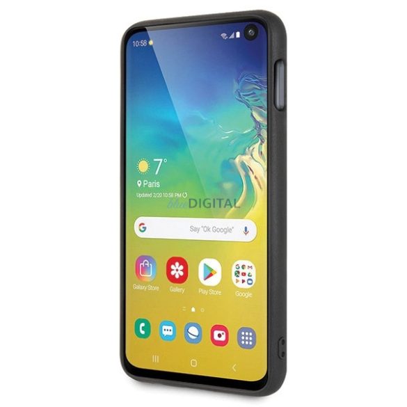 Ferrari FEHQUHCS10LBK keménytok Samsung Galaxy S10e - fekete