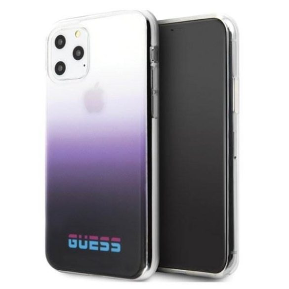Guess GUHCN65DGCPU iPhone 11 Pro Max purpurowy / gradiens lila kemény tok Kaliforniában telefontok