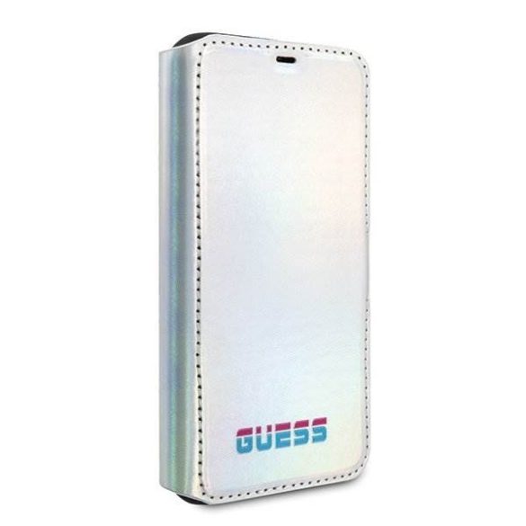 Guess GUFLBKN58BLD iPhone 11 Pro srebrny ezüst / könyv Színjátszó telefontok