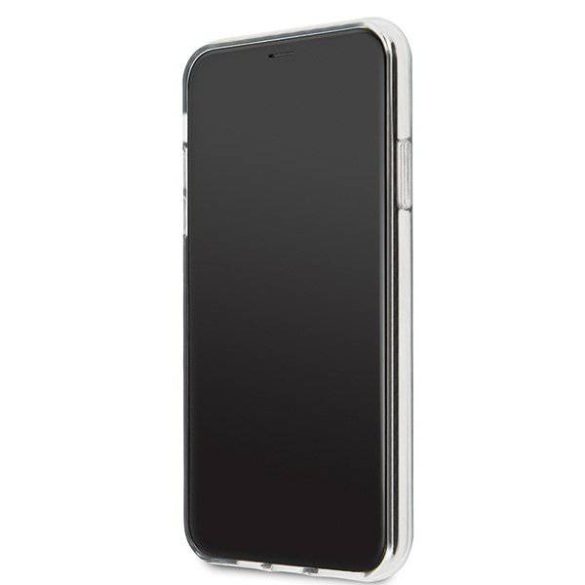 Guess GUHCN65PEOML iPhone 11 Pro Max többszínű kemény tok Színjátszó 4G bazsarózsa telefontok