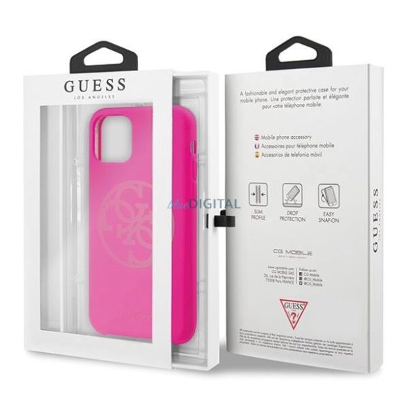 Guess GUHCN65LS4GFU iPhone 11 Pro Max lila keménytok szilikon 4G Tone On Tone