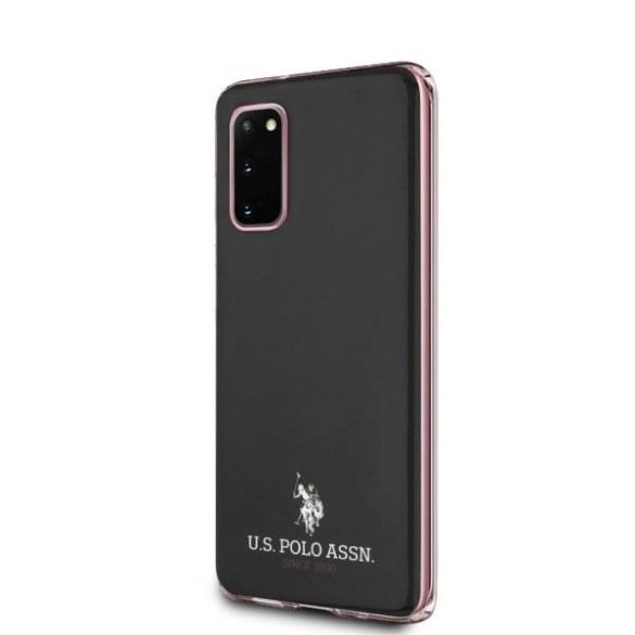 US Polo USHCS62TPUBK S20 G980 fekete fényes telefontok
