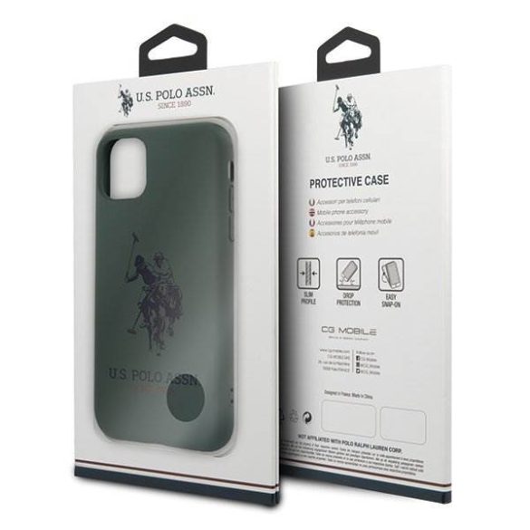 US Polo USHCN65SLHRGN iPhone 11 Pro Max zöld szilikon Collection telefontok