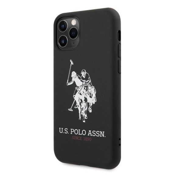 US Polo USHCN58SLHRBK iPhone 11 Pro fekete Szilikon Collection telefontok