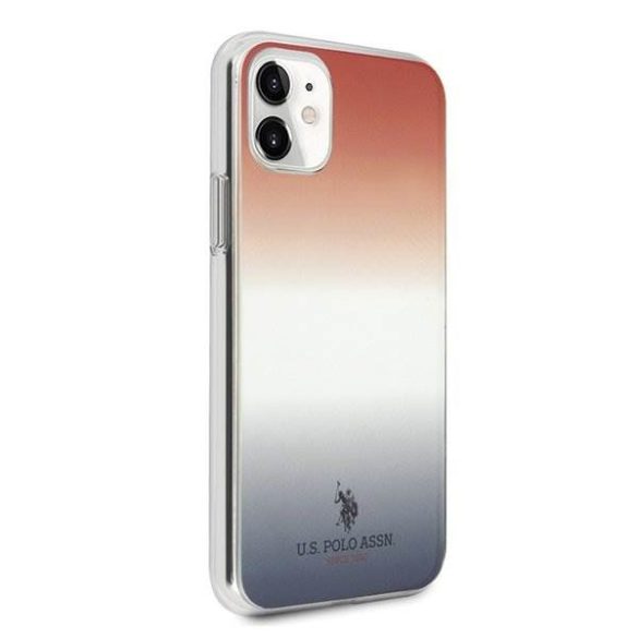 US Polo USHCN61TRDGRB iPhone 11 czerwono-kék és piros színátmenet Pattern Collection telefontok