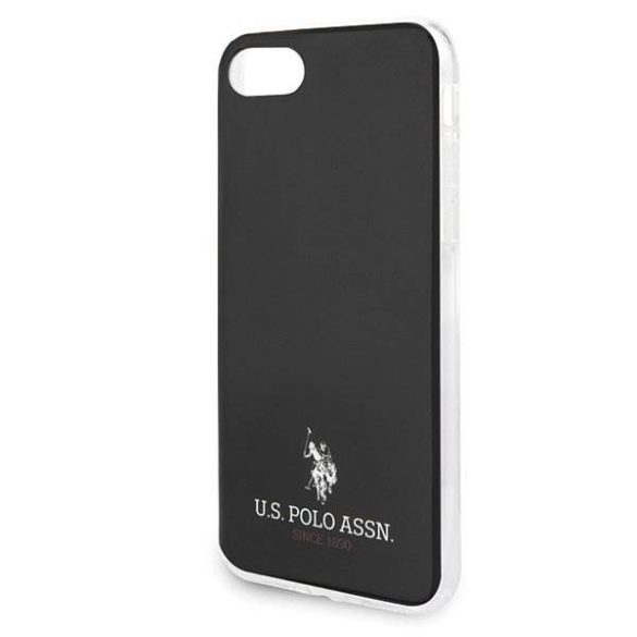 US Polo USHCI8TPUBK iPhone 7/8 / SE 2020 fekete fényes telefontok