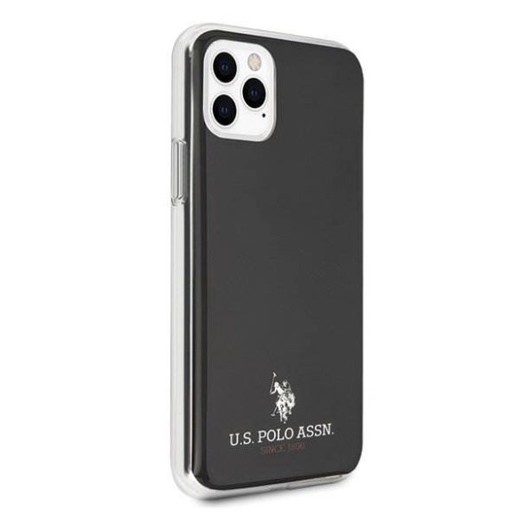 US Polo USHCN65TPUBK iPhone 11 Pro Max fekete fényes telefontok