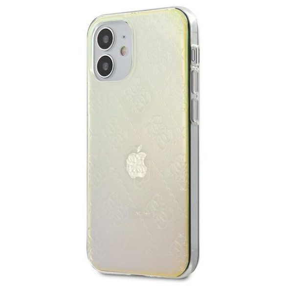 Guess GUHCP12S3D4GIRBL iPhone 12 mini 5,4" irizáló tok 4G 3D Pattern Kollekció telefontok