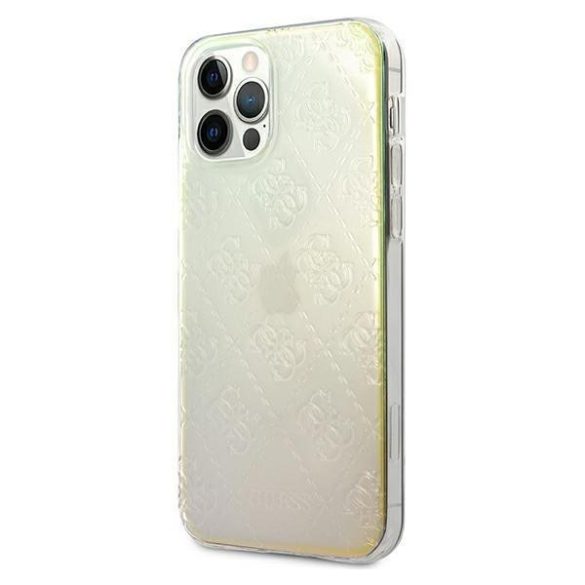 Guess GUHCP12M3D4GIRBL iPhone 12 / iPhone 12 Pro 6,1" irizáló tok 4G 3D Pattern Kollekció telefontok