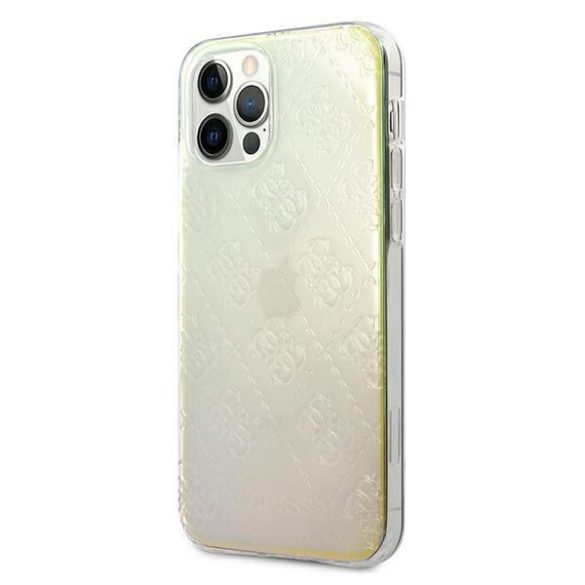 Guess GUHCP12L3D4GIRBL iPhone 12 Pro Max 6,7" irizáló tok 4G 3D Pattern Kollekció telefontok