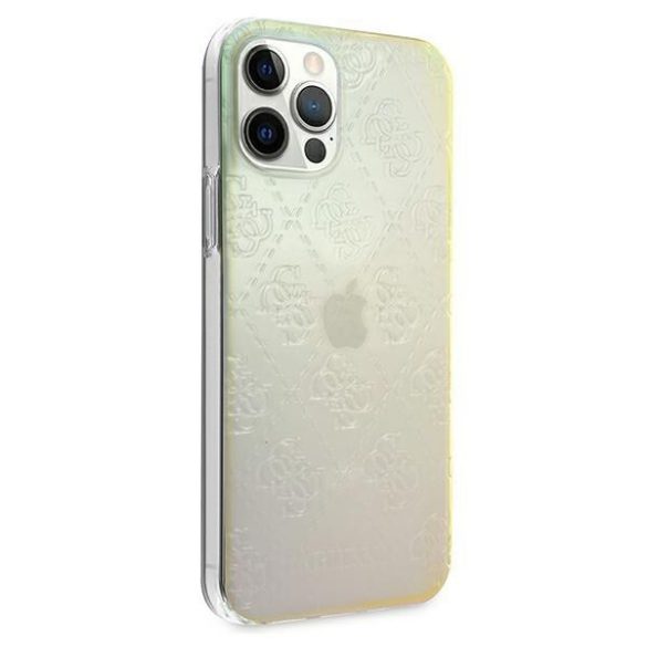 Guess GUHCP12L3D4GIRBL iPhone 12 Pro Max 6,7" irizáló tok 4G 3D Pattern Kollekció telefontok